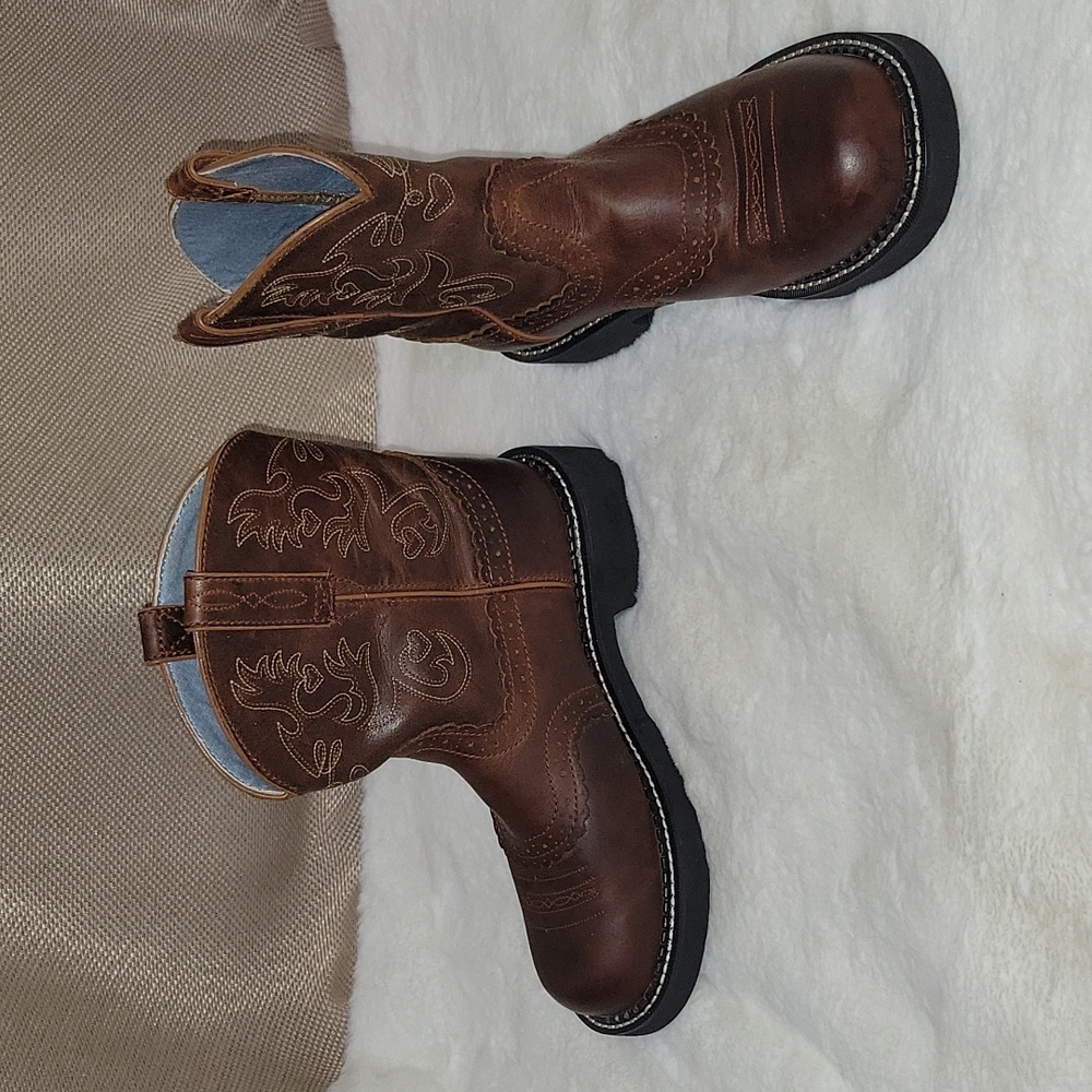 Ariat Fatbaby Brown Saddle Western Boots